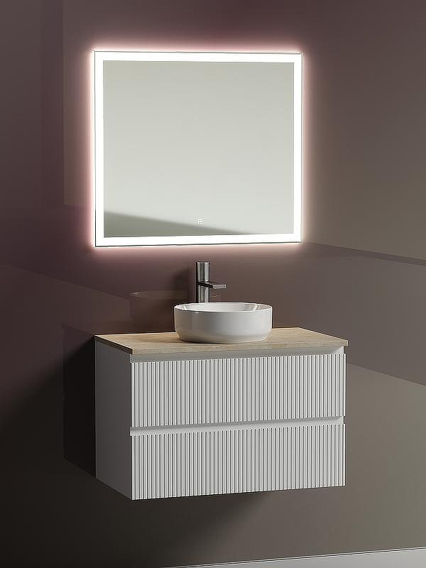 Тумба под раковину Sancos Snob T 80 SNT80W подвесная Bianco, купить, цена, заказать, магазин, доставка, скидка, промокод, купить, цена, заказать, магазин, доставка, скидка, промокод