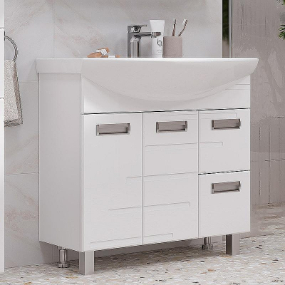 Тумба под раковину Volna Joli 80.2D.2Y tnJOLI80.2D.2Y-01 Белая