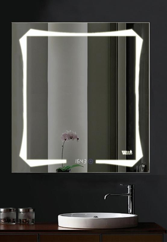 Зеркало WeltWasser Otto 60x80 с подсветкой и динамиками 10000000969 Хром, купить, цена, заказать, магазин, доставка, скидка, промокод, купить, цена, заказать, магазин, доставка, скидка, промокод