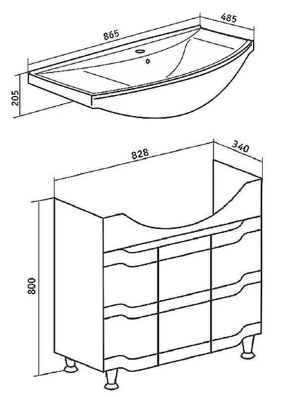 Тумба под раковину Runo Стиль 85 00000001113 Белая, купить, цена, заказать, магазин, доставка, скидка, промокод, купить, цена, заказать, магазин, доставка, скидка, промокод