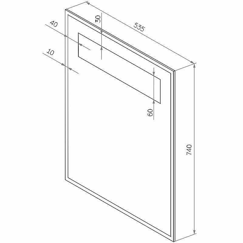 Зеркало Континент Фаворит Люкс 535х740 ЗЛП19 с подсветкой с вилкой, купить, цена, заказать, магазин, доставка, скидка, промокод, купить, цена, заказать, магазин, доставка, скидка, промокод