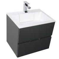 Тумба под раковину Aquanet Алвита 80 215120 подвесная Серый антрацит, купить, цена, заказать, магазин, доставка, скидка, промокод, купить, цена, заказать, магазин, доставка, скидка, промокод