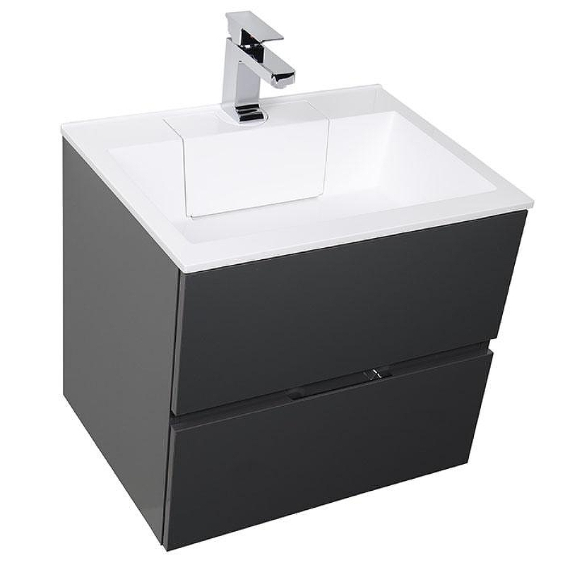 Тумба под раковину Aquanet Алвита 80 215120 подвесная Серый антрацит, купить, цена, заказать, магазин, доставка, скидка, промокод, купить, цена, заказать, магазин, доставка, скидка, промокод