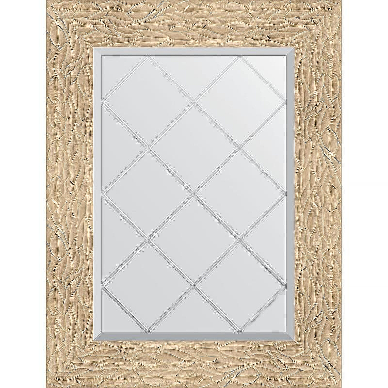 Зеркало Evoform Exclusive-G 74х56 BY 4021 с гравировкой в багетной раме - Золотые дюны 90, купить, цена, заказать, магазин, доставка, скидка, промокод, купить, цена, заказать, магазин, доставка, скидка, промокод