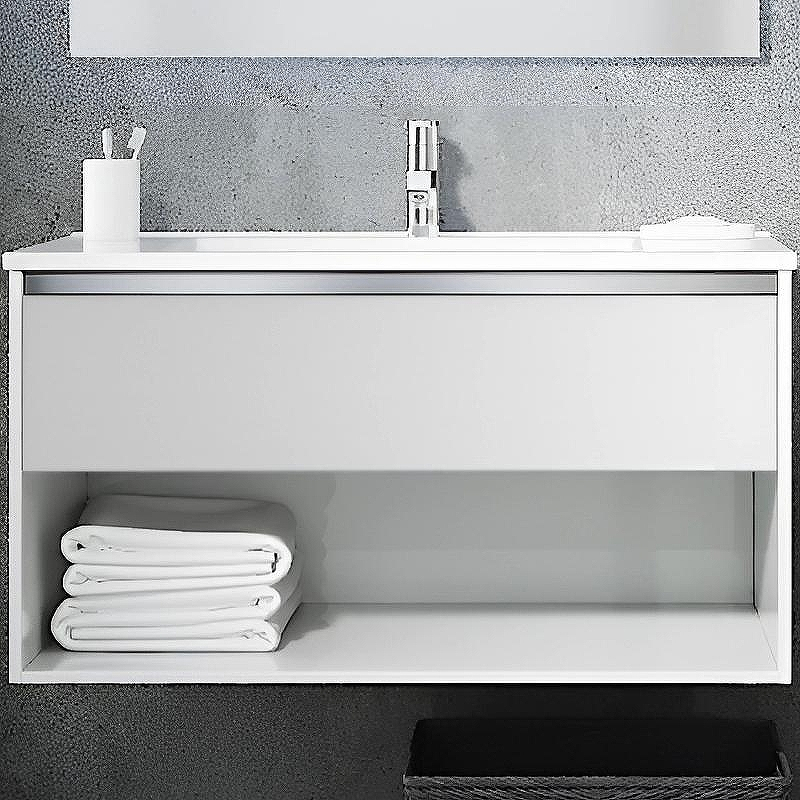 Тумба с раковиной SanVit Контур 80 kkont080w подвесная Белая глянцевая, купить, цена, заказать, магазин, доставка, скидка, промокод, купить, цена, заказать, магазин, доставка, скидка, промокод