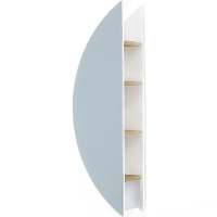 Шкаф пенал Jorno Solis New 34 SolN.11.34/W/JR с подсветкой с бесконтактным выключателем, купить, цена, заказать, магазин, доставка, скидка, промокод, купить, цена, заказать, магазин, доставка, скидка, промокод