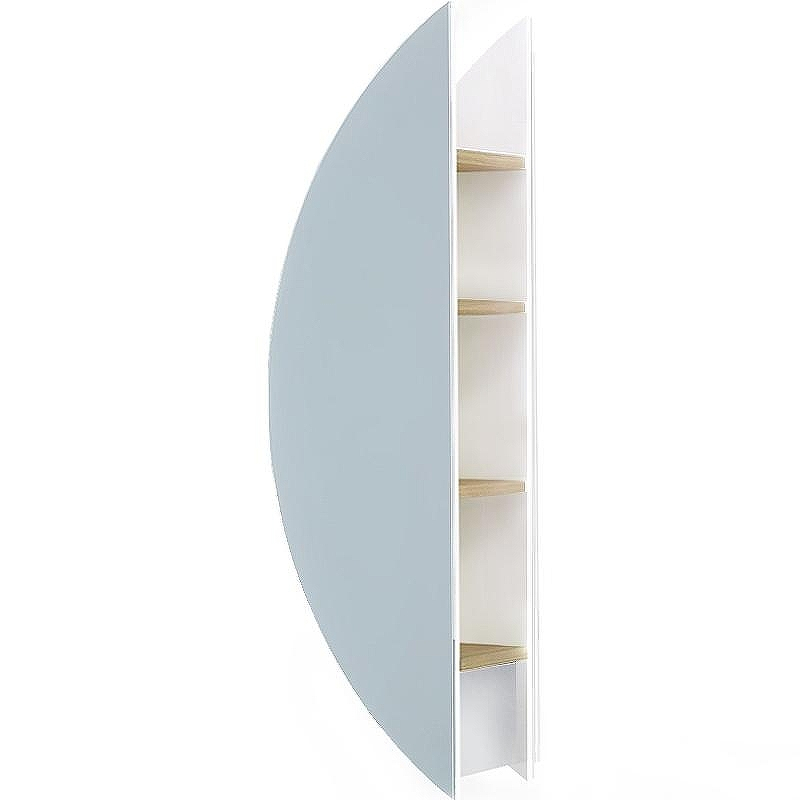 Шкаф пенал Jorno Solis New 34 SolN.11.34/W/JR с подсветкой с бесконтактным выключателем, купить, цена, заказать, магазин, доставка, скидка, промокод, купить, цена, заказать, магазин, доставка, скидка, промокод