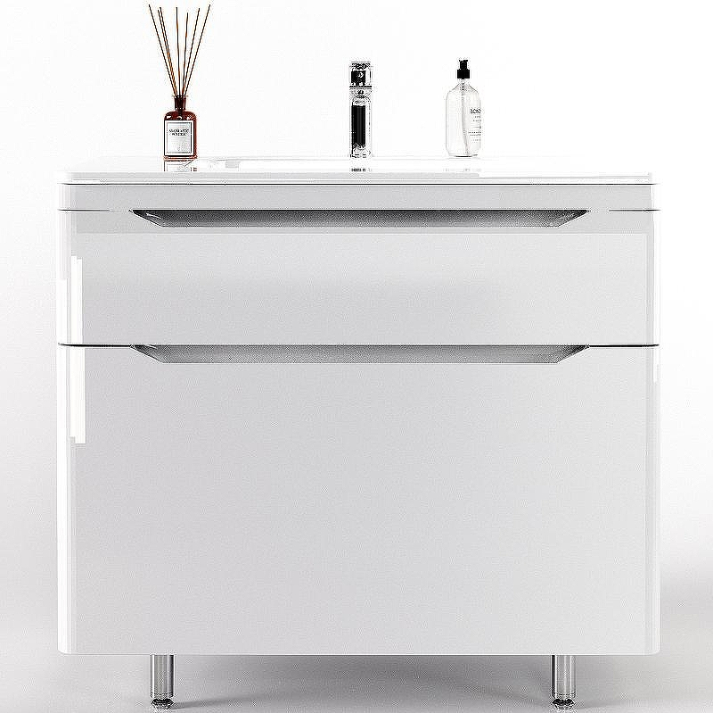 Тумба под раковину Style Line Марелла 90 Люкс Plus СС-00002417 Белый глянец антискрейтч, купить, цена, заказать, магазин, доставка, скидка, промокод, купить, цена, заказать, магазин, доставка, скидка, промокод