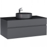 Тумба под раковину Raval Decent 100 Dec.01.100/A/RL подвесная Антрацит, купить, цена, заказать, магазин, доставка, скидка, промокод, купить, цена, заказать, магазин, доставка, скидка, промокод