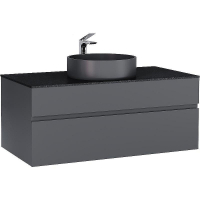 Тумба под раковину Raval Decent 100 Dec.01.100/A/RL подвесная Антрацит, купить, цена, заказать, магазин, доставка, скидка, промокод, купить, цена, заказать, магазин, доставка, скидка, промокод