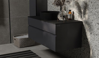 Тумба под раковину Raval Decent 100 Dec.01.100/A/RL подвесная Антрацит