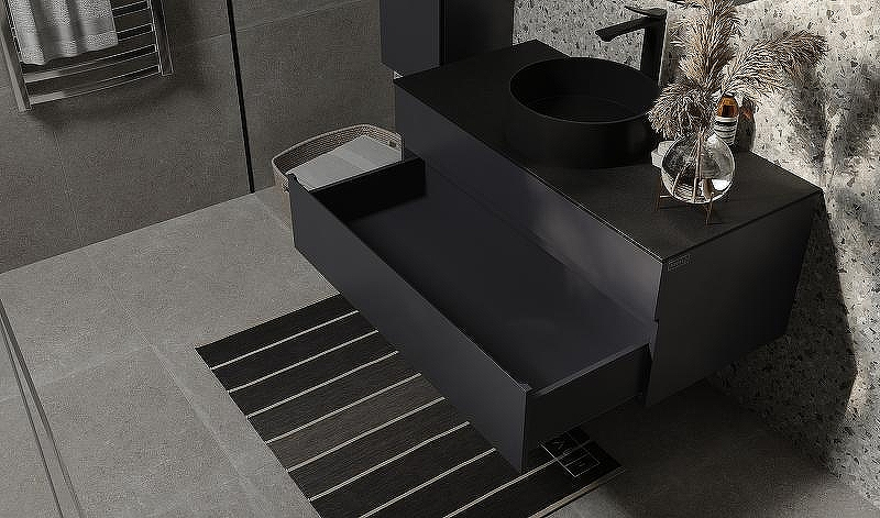 Тумба под раковину Raval Decent 100 Dec.01.100/A/RL подвесная Антрацит, купить, цена, заказать, магазин, доставка, скидка, промокод, купить, цена, заказать, магазин, доставка, скидка, промокод