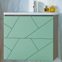 Тумба под раковину Бриклаер Кристалл 60 4627125417153 подвесная Фисташка Дуб гранж песочный, купить, цена, заказать, магазин, доставка, скидка, промокод, купить, цена, заказать, магазин, доставка, скидка, промокод