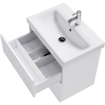 Тумба под раковину Bellezza Жаклин 65 4636410110013 подвесная Белая
