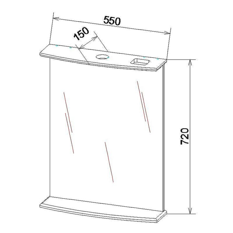 Зеркало Sanflor Софи 55 С02652 Белое, купить, цена, заказать, магазин, доставка, скидка, промокод, купить, цена, заказать, магазин, доставка, скидка, промокод