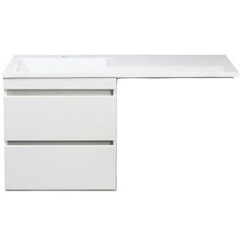 Тумба под раковину Style Line Даллас 130 Люкс Plus подвесная Белая, купить, цена, заказать, магазин, доставка, скидка, промокод, купить, цена, заказать, магазин, доставка, скидка, промокод