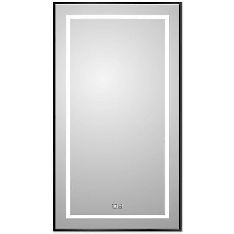 Зеркало BelBagno Kraft 50 SPC-KRAFT-500-900-LED-TCH-WARM-NERO с подсветкой Черное с сенсорным выключателем и подогревом, купить, цена, заказать, магазин, доставка, скидка, промокод, купить, цена, заказать, магазин, доставка, скидка, промокод