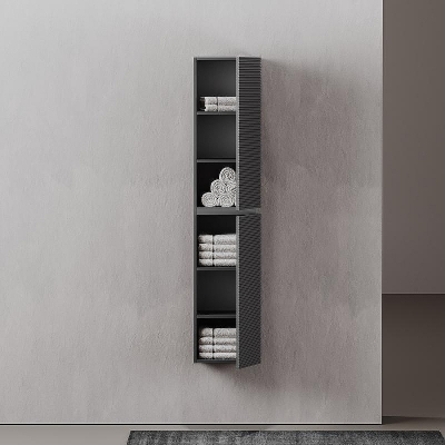 Шкаф пенал Sancos Folk 35 PFL35GS подвесной Grey soft