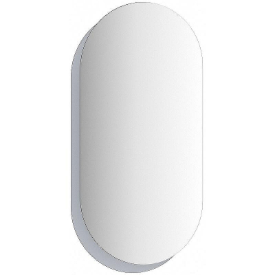 Зеркало Evoform Double 124x65 BY 0313 на стеклянном основании - цвет Графит