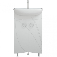 Тумба под раковину Corozo Ультра Флора 55 SD-00000362 Белая, купить, цена, заказать, магазин, доставка, скидка, промокод, купить, цена, заказать, магазин, доставка, скидка, промокод