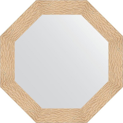 Зеркало Evoform Octagon 77х77 BY 3798 в багетной раме - Золотые дюны 90