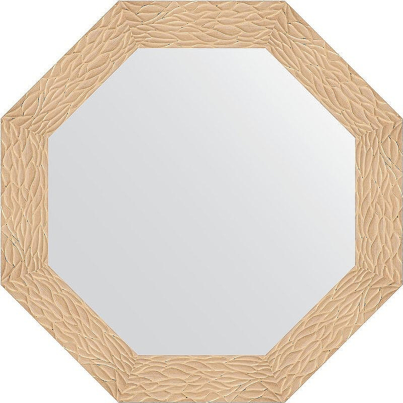 Зеркало Evoform Octagon 77х77 BY 3798 в багетной раме - Золотые дюны 90, купить, цена, заказать, магазин, доставка, скидка, промокод, купить, цена, заказать, магазин, доставка, скидка, промокод