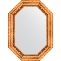 Зеркало Evoform Octagon 56x76 BY 7161 в багетной раме - Римское золото 88, купить, цена, заказать, магазин, доставка, скидка, промокод, купить, цена, заказать, магазин, доставка, скидка, промокод