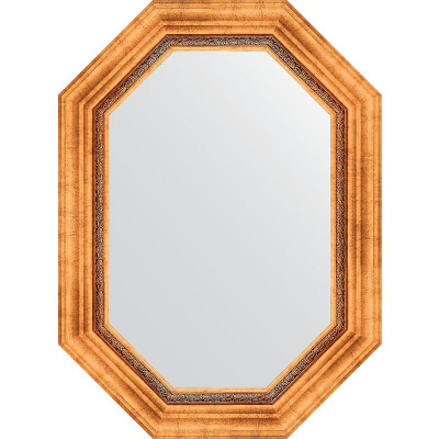 Зеркало Evoform Octagon 56x76 BY 7161 в багетной раме - Римское золото 88