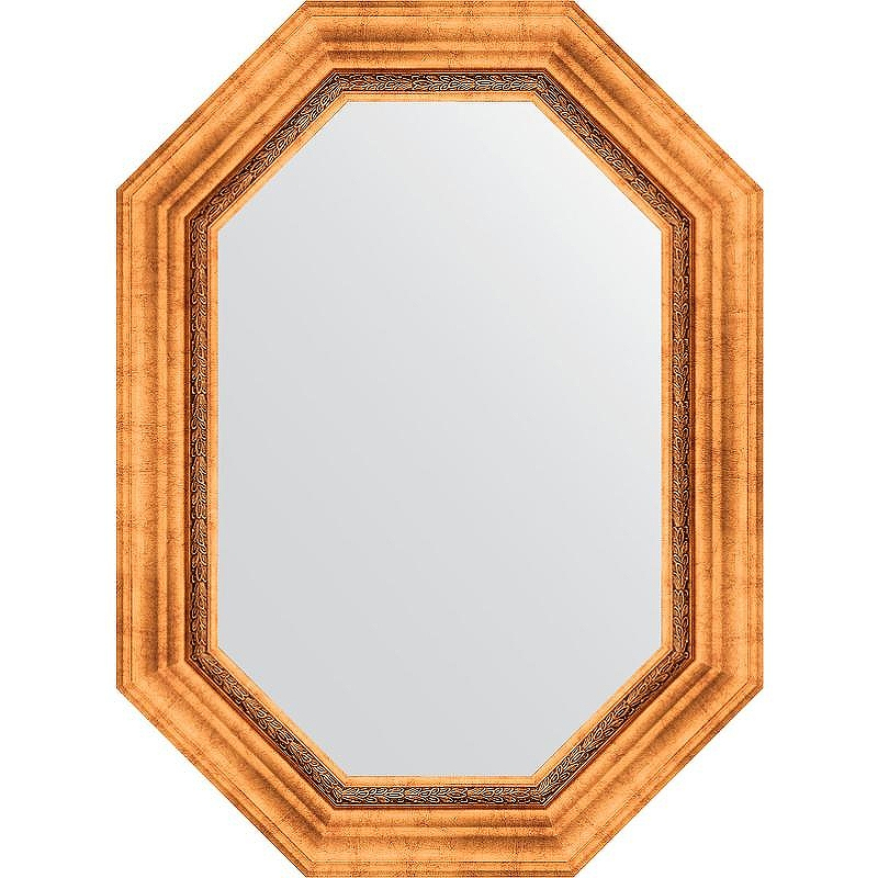 Зеркало Evoform Octagon 56x76 BY 7161 в багетной раме - Римское золото 88, купить, цена, заказать, магазин, доставка, скидка, промокод, купить, цена, заказать, магазин, доставка, скидка, промокод