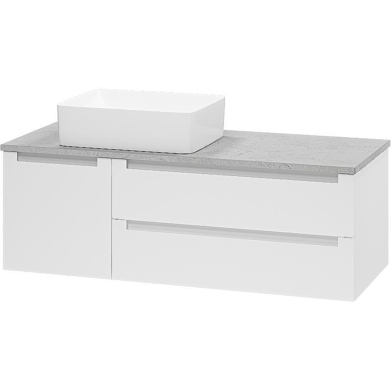 Тумба с раковиной Brevita Cargo 120 УТ000024163 подвесная Белая матовая, купить, цена, заказать, магазин, доставка, скидка, промокод, купить, цена, заказать, магазин, доставка, скидка, промокод