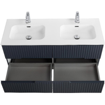 Тумба под раковину Cezares Duet-N 120 DUET-N-1200-4C-SO-2-GR-P подвесная Grafito