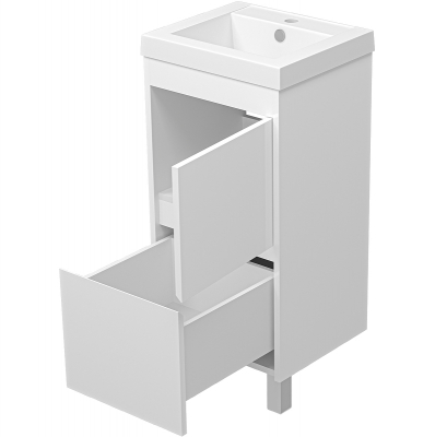 Тумба с раковиной Misty Алиса 40 УТ000011235 Белая