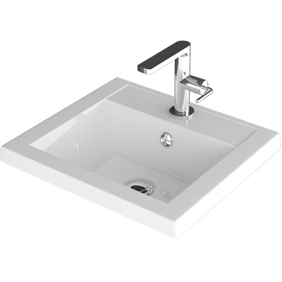 Тумба с раковиной Misty Алиса 40 УТ000011235 Белая