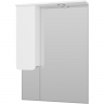 Зеркало со шкафом Misty Чегет 75 L П-Чег-02075-01Л с подсветкой Белое глянцевое, купить, цена, заказать, магазин, доставка, скидка, промокод, купить, цена, заказать, магазин, доставка, скидка, промокод