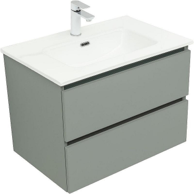 Тумба под раковину Aquanet Вега 2.0 70 337960 подвесная Мисти грин
