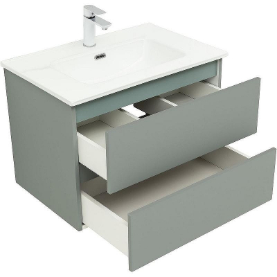 Тумба под раковину Aquanet Вега 2.0 70 337960 подвесная Мисти грин