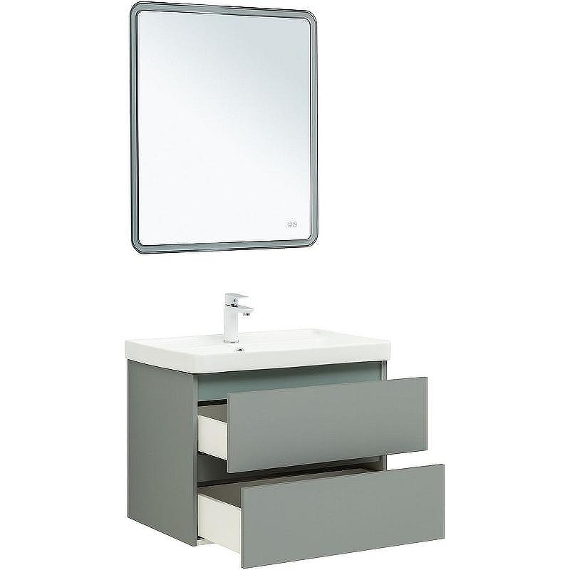 Тумба под раковину Aquanet Вега 2.0 70 337960 подвесная Мисти грин, купить, цена, заказать, магазин, доставка, скидка, промокод, купить, цена, заказать, магазин, доставка, скидка, промокод