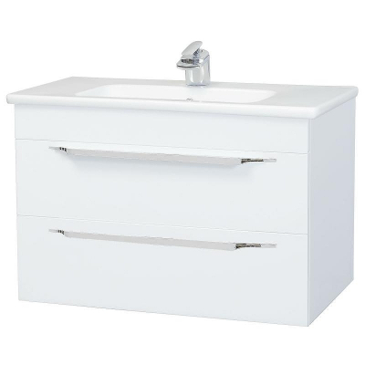 Тумба под раковину Bellezza Луиджи 75 4639212110014 подвесная Белая