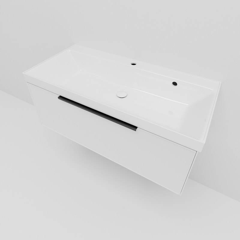 Тумба под раковину La Fenice Simpla 100 FNC-01-SIM-B-100 подвесная Белая матовая, купить, цена, заказать, магазин, доставка, скидка, промокод, купить, цена, заказать, магазин, доставка, скидка, промокод