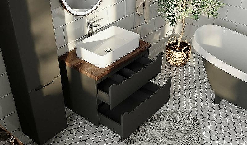 Тумба под раковину Jorno Wood 80 wood.01.80/P/GR подвесная Серая, купить, цена, заказать, магазин, доставка, скидка, промокод, купить, цена, заказать, магазин, доставка, скидка, промокод