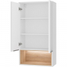 Подвесной шкаф Brevita Enfida 60 ENF-08060-011 над стиральной машиной Белый матовый Дуб Сонома светлый, купить, цена, заказать, магазин, доставка, скидка, промокод, купить, цена, заказать, магазин, доставка, скидка, промокод