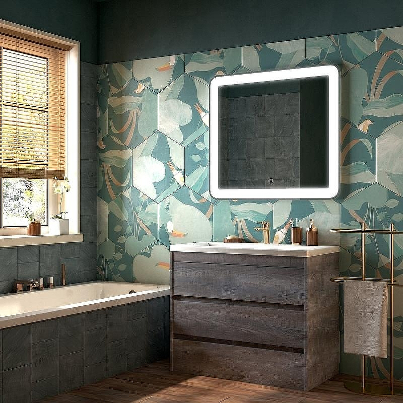 Тумба под раковину Art&Max Family-750-3C-PIA-PE Бетон Экзотик, купить, цена, заказать, магазин, доставка, скидка, промокод, купить, цена, заказать, магазин, доставка, скидка, промокод