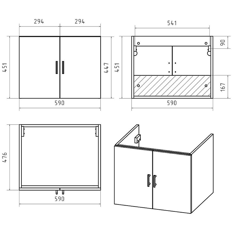Тумба с раковиной Misty Галвер 60 УТ000012974 подвесная Белая, купить, цена, заказать, магазин, доставка, скидка, промокод, купить, цена, заказать, магазин, доставка, скидка, промокод