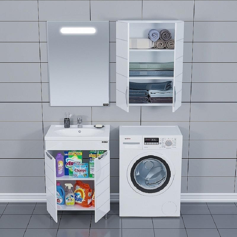 Подвесной шкаф СанТа Родос 60 406001 Белый, купить, цена, заказать, магазин, доставка, скидка, промокод, купить, цена, заказать, магазин, доставка, скидка, промокод