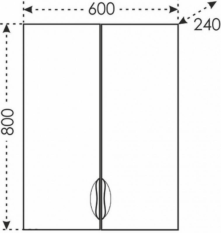 Подвесной шкаф СанТа Родос 60 406001 Белый, купить, цена, заказать, магазин, доставка, скидка, промокод, купить, цена, заказать, магазин, доставка, скидка, промокод