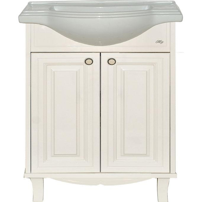 Тумба с раковиной Misty Шармель 65 УТ000005091 Бежевая, купить, цена, заказать, магазин, доставка, скидка, промокод, купить, цена, заказать, магазин, доставка, скидка, промокод