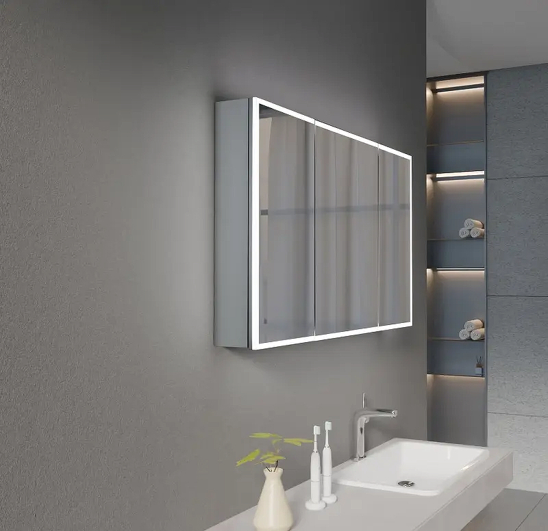 Зеркальный шкаф Esbano 120 ESMT3812D с подсветкой с инфракрасным выключателем, купить, цена, заказать, магазин, доставка, скидка, промокод, купить, цена, заказать, магазин, доставка, скидка, промокод