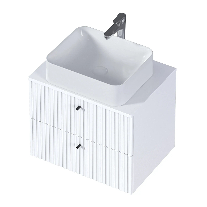 Тумба под раковину 1MarKa Desire 60П Ц0000033177 подвесная цвет Монолит айсберг Эмаль белая, купить, цена, заказать, магазин, доставка, скидка, промокод, купить, цена, заказать, магазин, доставка, скидка, промокод