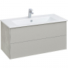 Тумба под раковину Aquaton Сохо 100 1A258201AJ9A0 подвесная Слэйт Галька серая, купить, цена, заказать, магазин, доставка, скидка, промокод, купить, цена, заказать, магазин, доставка, скидка, промокод