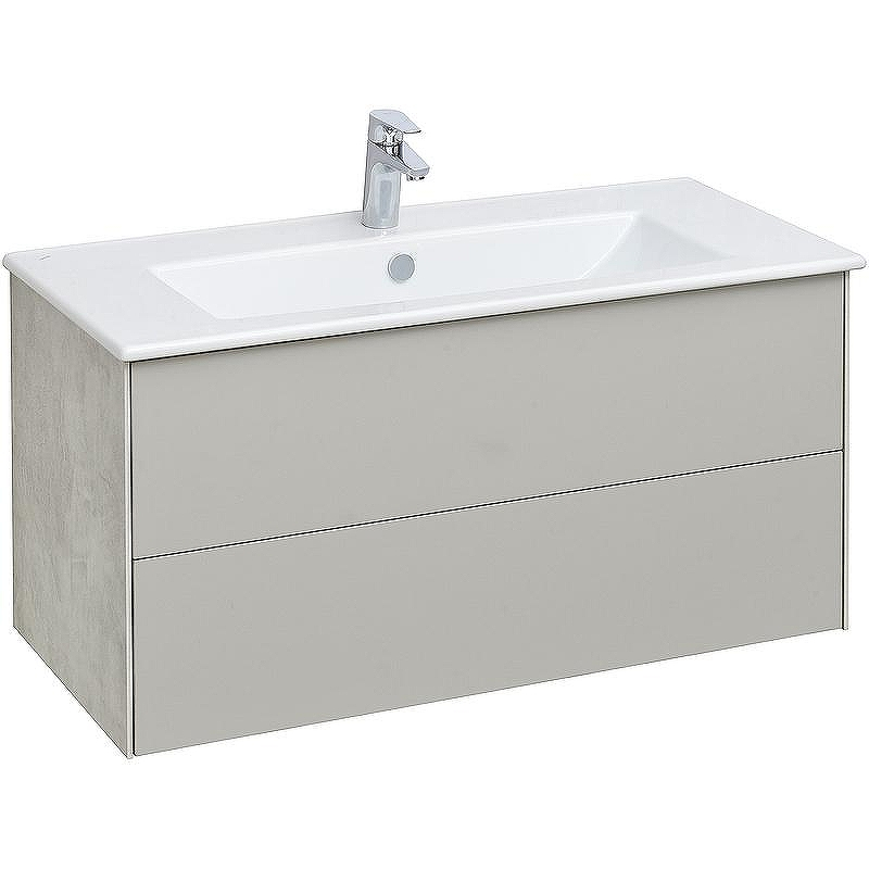 Тумба под раковину Aquaton Сохо 100 1A258201AJ9A0 подвесная Слэйт Галька серая, купить, цена, заказать, магазин, доставка, скидка, промокод, купить, цена, заказать, магазин, доставка, скидка, промокод